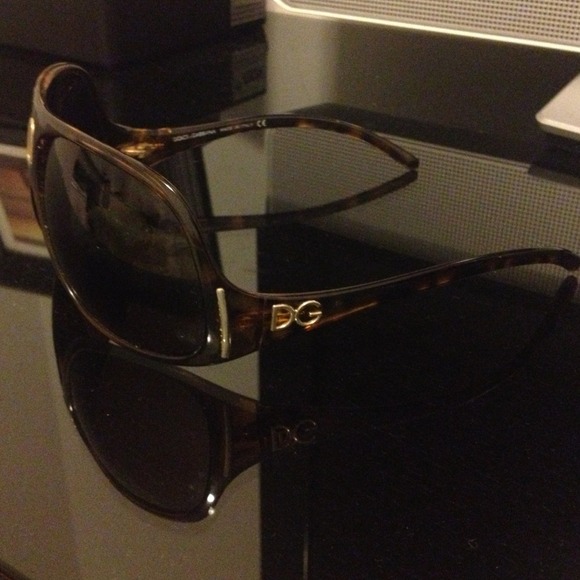 Dolce & Gabbana tortoise and gold sunglasses