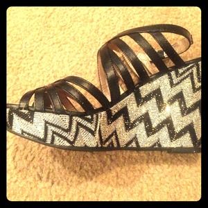 Bike sole wedges from buckle. Never worn