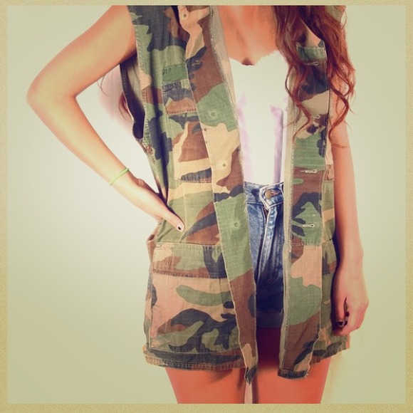 Vintage Army Vest