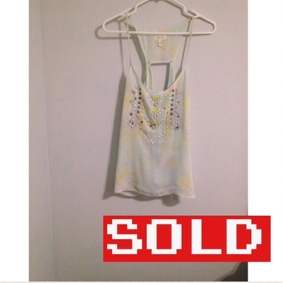 Silence + Noise tie dye tank