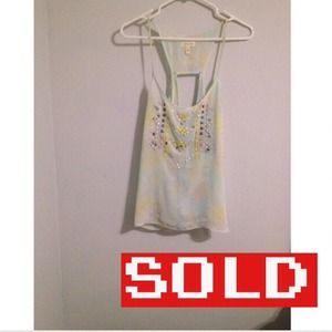 Silence + Noise tie dye tank