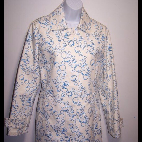 Coach brand "bubble" design trench rain jacket