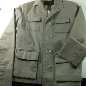 Khaki / grey colored Banana Republic jacket.