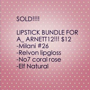 SOLD!!!LIPSTICK BUNDLE