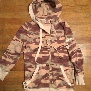 3/4 sleeve length Juicy Couture zip up