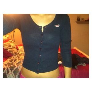 Hollister cardigan.