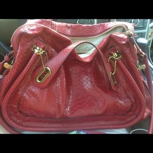 100% authentic python chloe paraty large wauth car 100% authentic python chloe paraty large wauth car