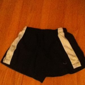 Nike black running shorts