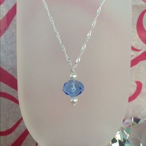 Elegant in Pearls an Blu 💙 Made by B'Shae Jewelry