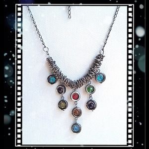 Colorful Rhinestone necklace
