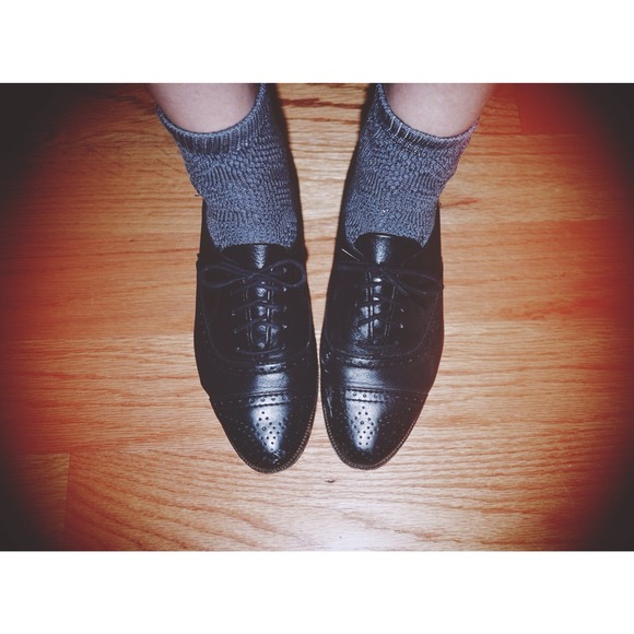 Vintage White Mountain Oxfords in Black