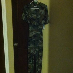 Camouflage   jumpsuit
