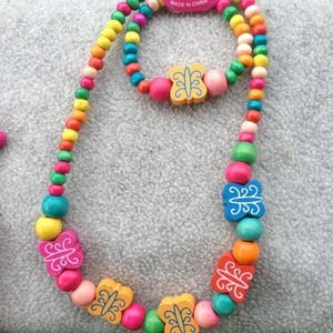 4 different styles Girls necklace and bracelet set