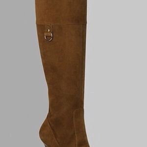 Ralph Lauren suede tall boots.