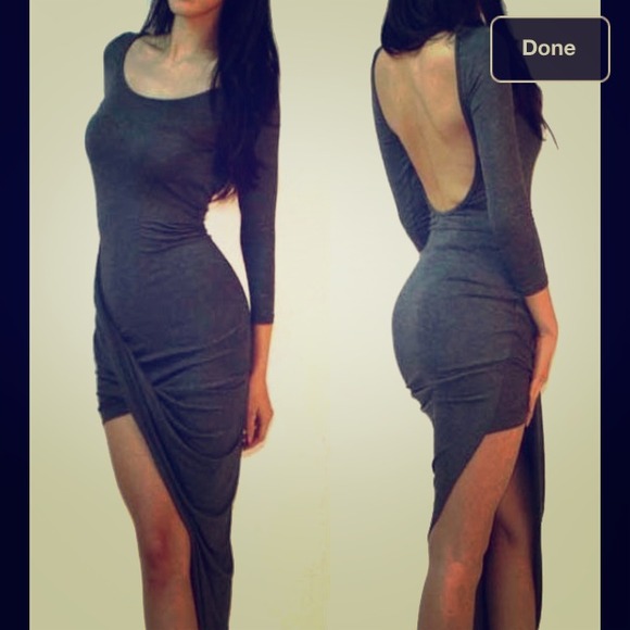 🎉Host Pick🎉9/18 high slit open back twisted maxi