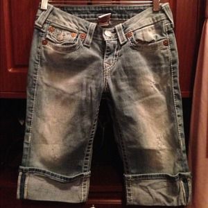 True religion capris💢REDUCED💢