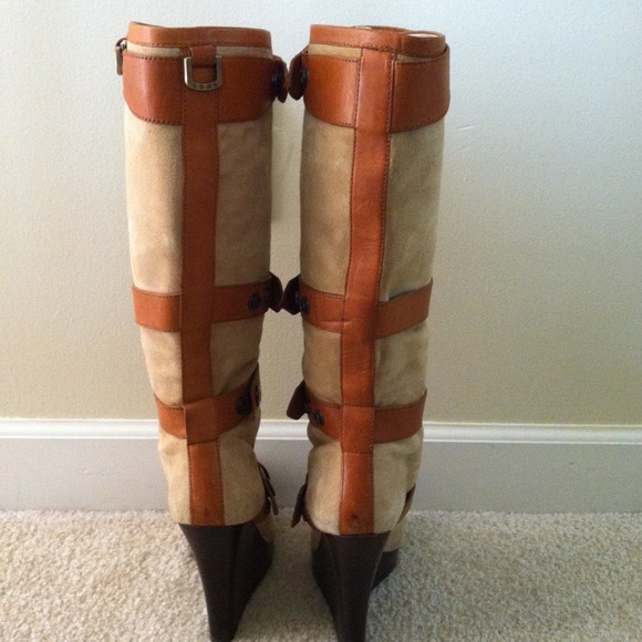 L.A.M.B. Suede Boots - Picture 2 of 4