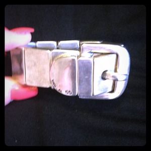 Uno de 50 Silver plated bracelet and cheetah shirt