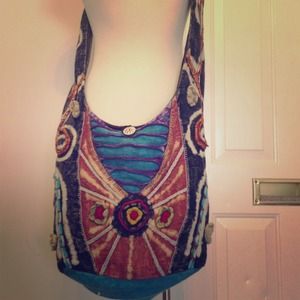 Cross body hippie bag!!! Used! But still awesome !
