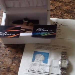 Elini New Yorker 1 carat diamond watch