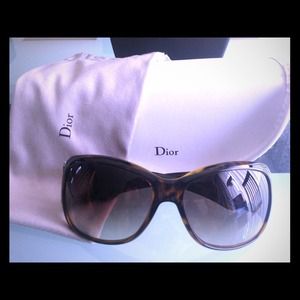 Authentic Christian Dior Tortoise Sunglasses