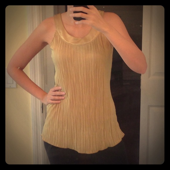 ⛔️SOLD⛔️. 👚 NWOT Gold Top.