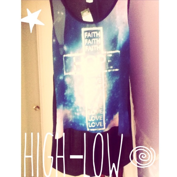 High low cross galaxy tank