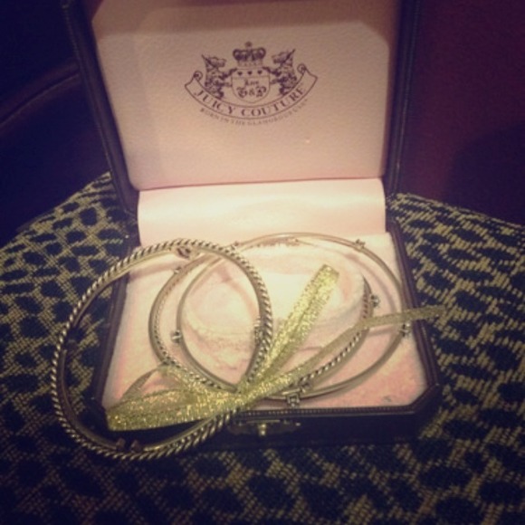 Authentic Juicy Couture bangles.