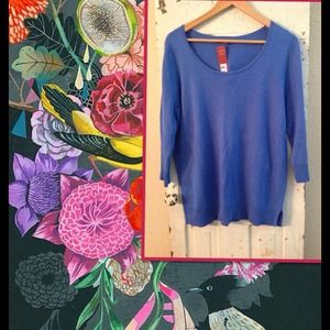 Periwinkle long sweater. NWT