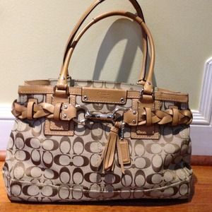 Large authentic coach purse!