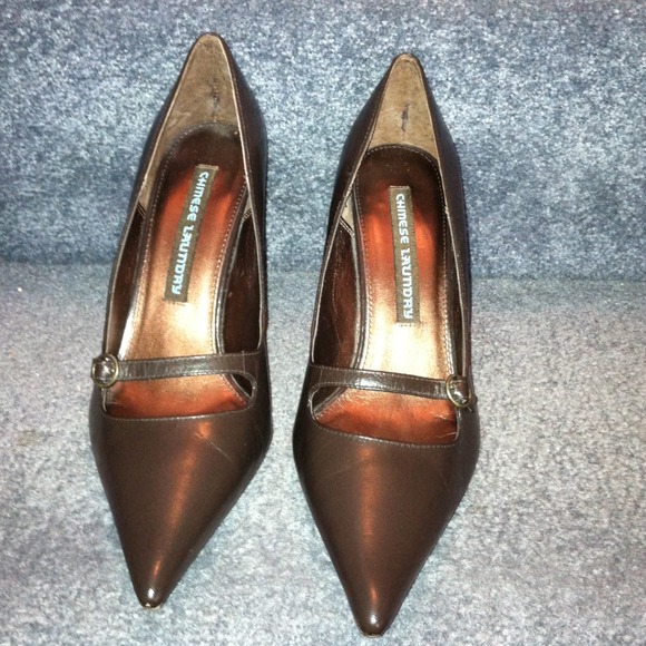 Chocolate Brown Chinese Laundry pumps