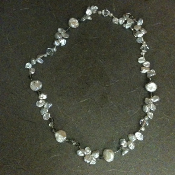 Handmade freshwater pearl necklace