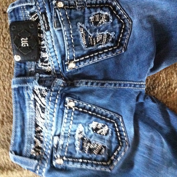 Zebra miss me jeans