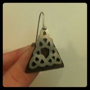 Handmade Celtic knot earrings