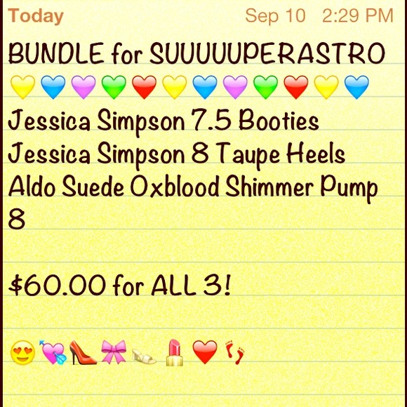 BUNDLE for @SUPERASTRO 👠👠👠