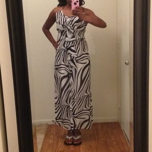 Zebra Print Sundress