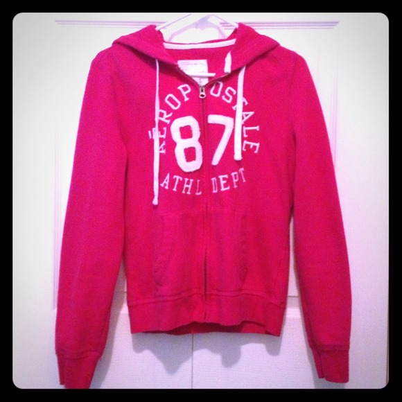 Pink zip up hoodie!