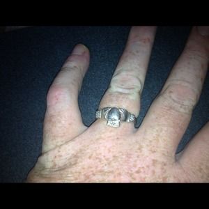 Mens ring sterling silver