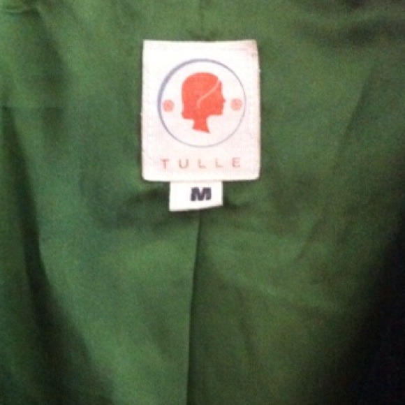 SOLD!!!! Black Tulle 3/4 jacket - Picture 2 of 3