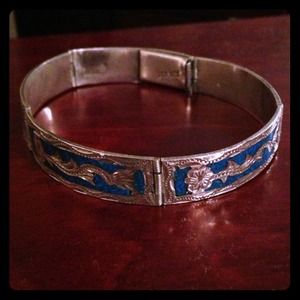 Sterling silver turquoise bracelet