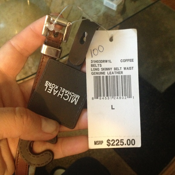 Michael Kors skinny belt main image 4