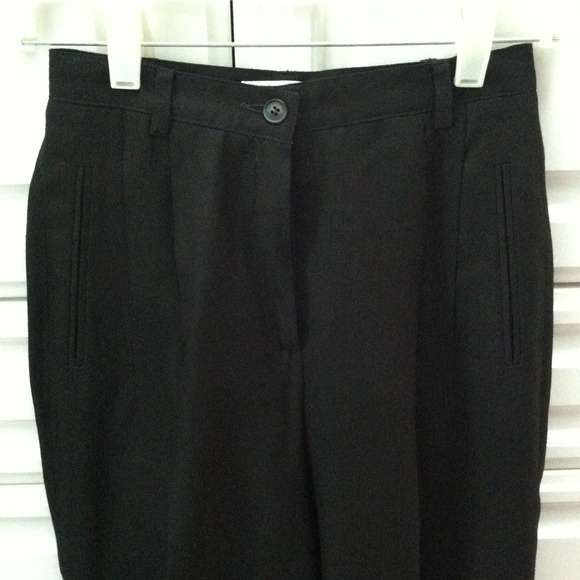 Liz Claiborne Dress Pants, black, lined, 4 petite