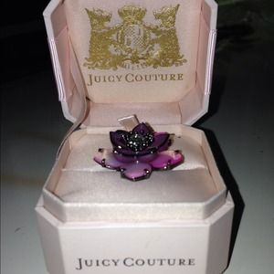 Juicy couture flower ring.