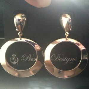 Premier Design silver earrings...never worn.
