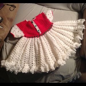 Little girl's Christmas dress