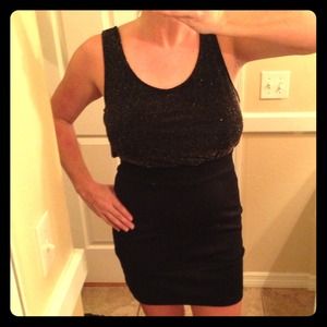 Black & Gold Party dress
