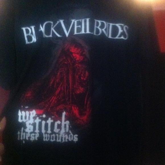 Black veil brides band tee