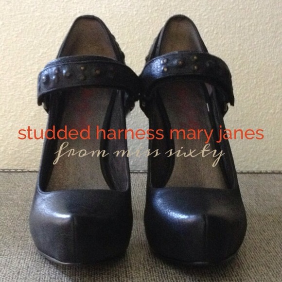miss sixty  Shoes - 🚫SOLD🚫@lock2013 studded leather Mary Jane