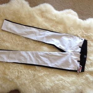 White in the front black in the back