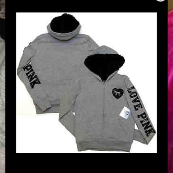 Grey with sequins VS hoodie